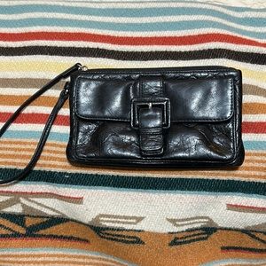 HOBO Black Leather Clutch/Wallet